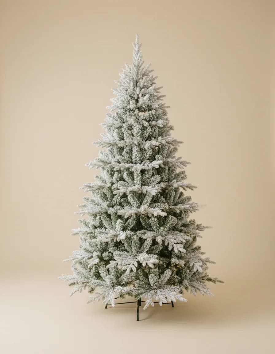 Albero di Natale Nordico innevato 240 cm